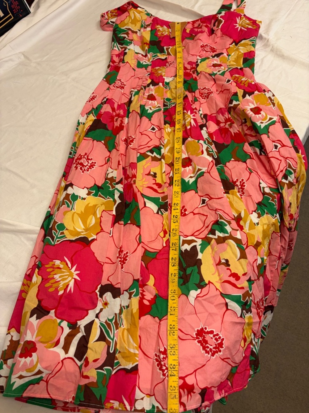 Talbots Floral Dress in Pink, Red, Yellow & Green - Picture 8 of 8